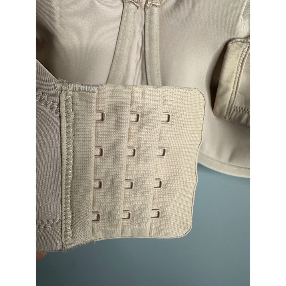 Vanity Fair Comfort Revolution Wirefree T-Shirt Bra Beige Full Coverage SZ 44DDD - Picture 8 of 11